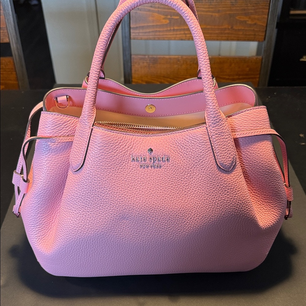 Kate Spade Large Dumpling Pink Leather Tote Bag